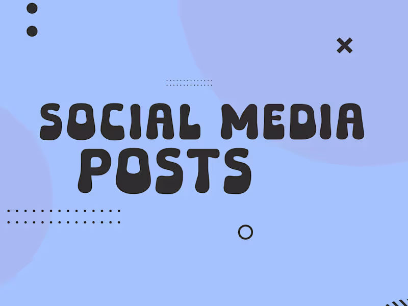 Cover image for Social Media Posts
