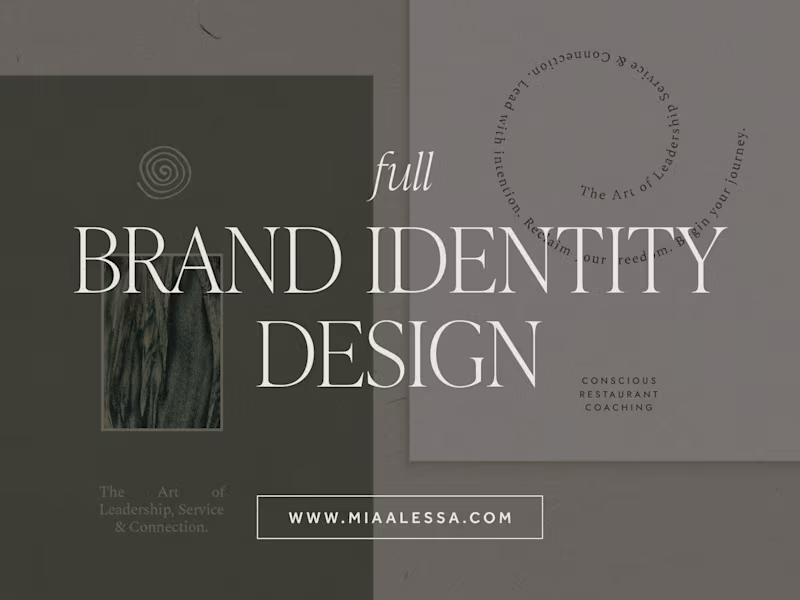 Cover image for Full Brand Identity Design