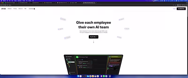 Cover image for liftOS - All in One AI Productivity Software