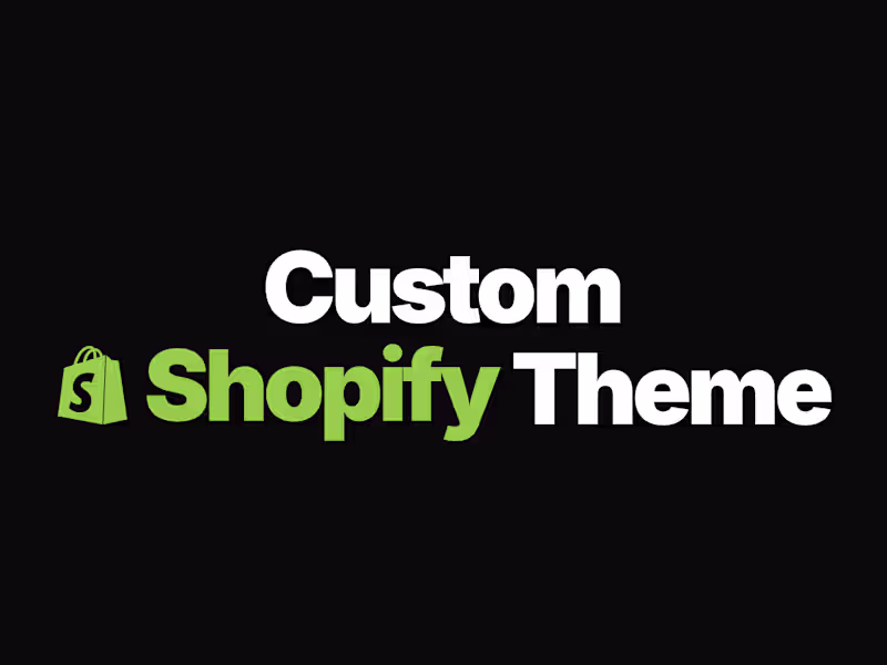 Cover image for Shopify OS 2.0 Custom Theme Development