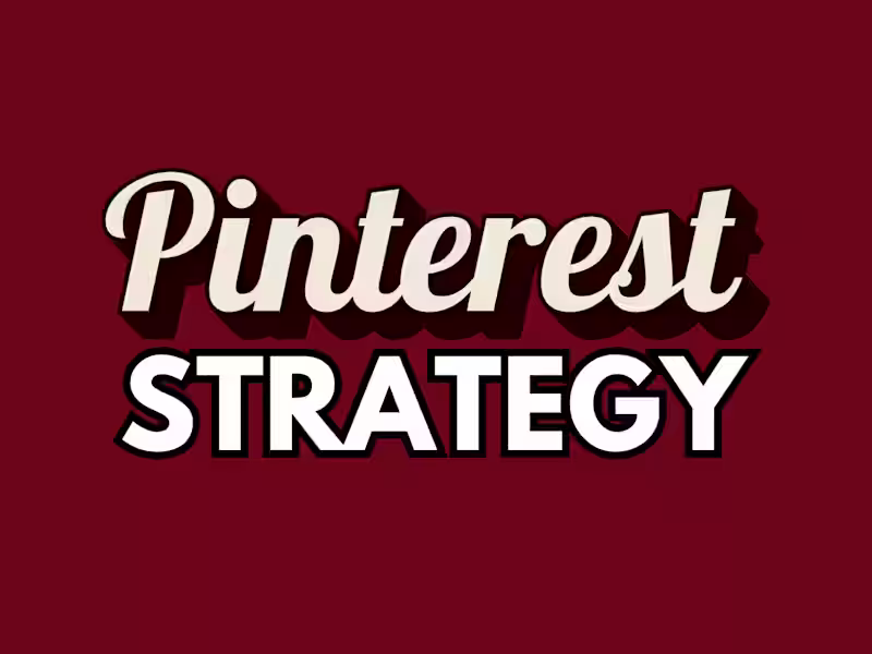 Cover image for Pinterest Growth Strategy