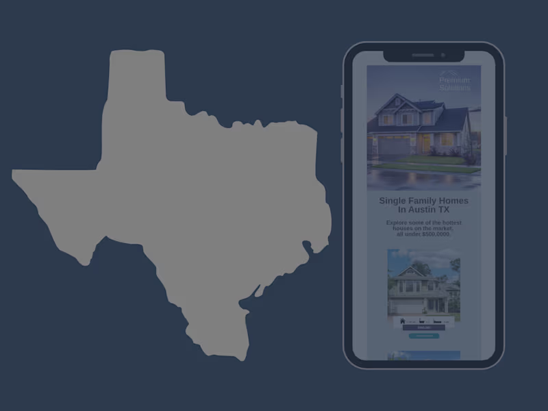Cover image for Real Estate Email Campaign – Austin Homes