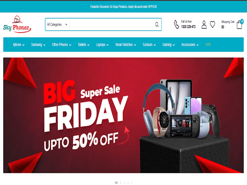 Cover image for Skyphonez (Ecommerce Store)