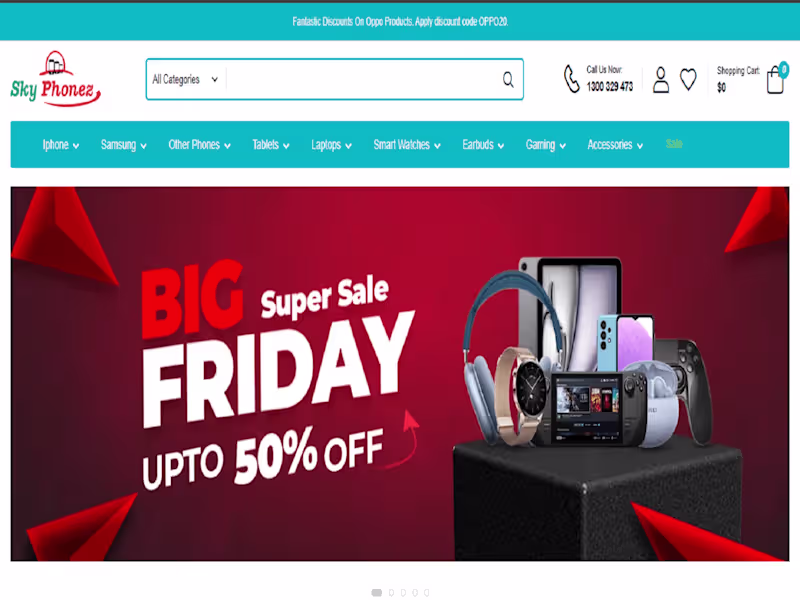 Cover image for Skyphonez (Ecommerce Store)