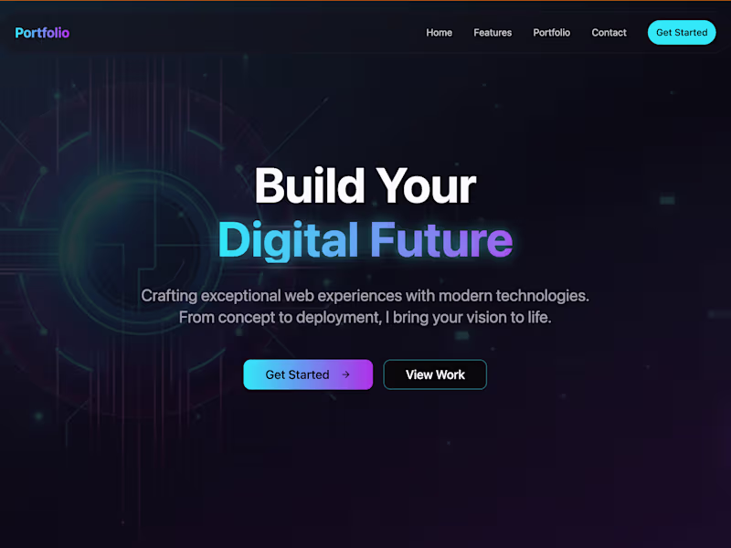 Cover image for  Portfolio - Digital Future Builder