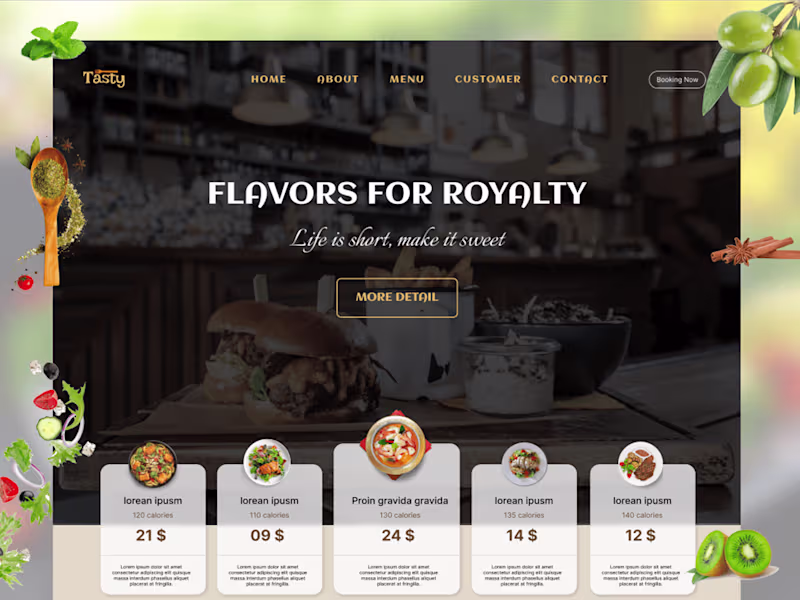 Cover image for Restaurant Website Design