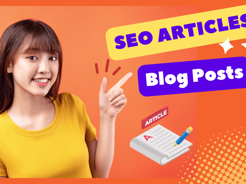 Cover image for Creating SEO-optimized blog articles across diverse disciplines.