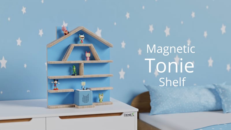Cover image for Magnetic Tonie Shelf - A Playful Project