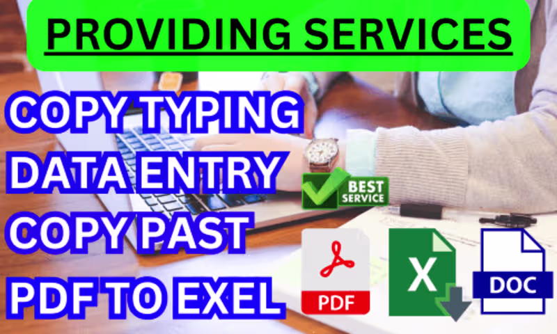 Cover image for Data entry and copy typing