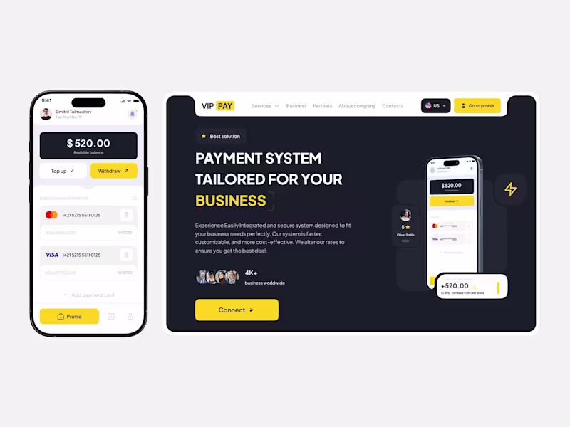 Cover image for VIP PAY - fintech