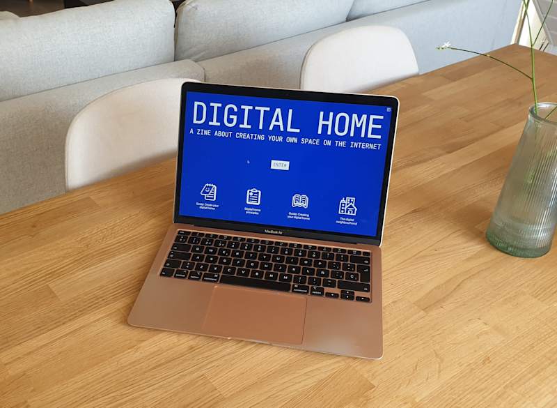 Cover image for Digital home — A zine about sharing on the internet