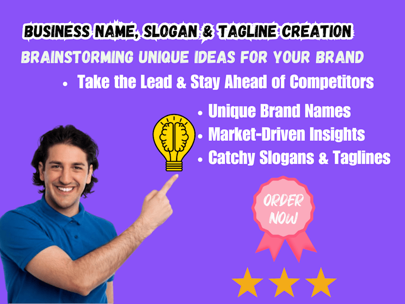 Cover image for Business Consulting: Brand Name & Slogan Creation