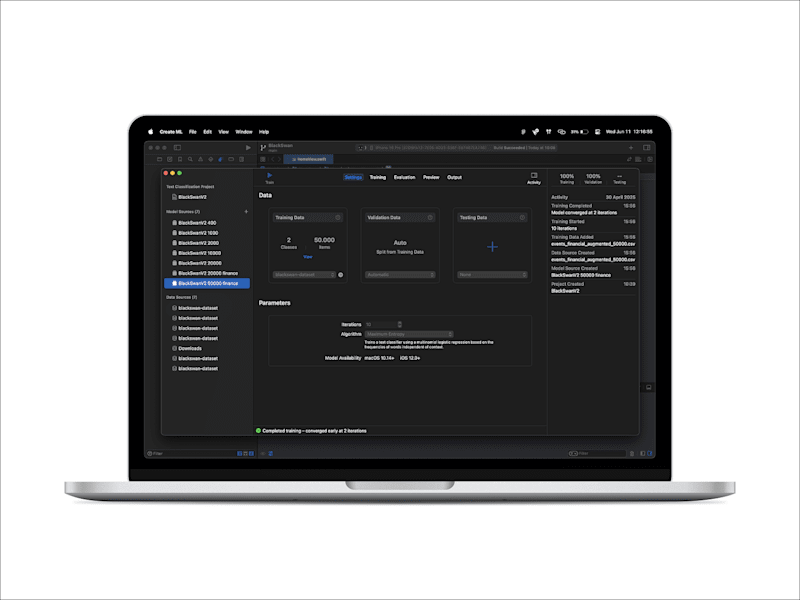 Cover image for iOS App Development with Core ML & On-Device Machine Learning