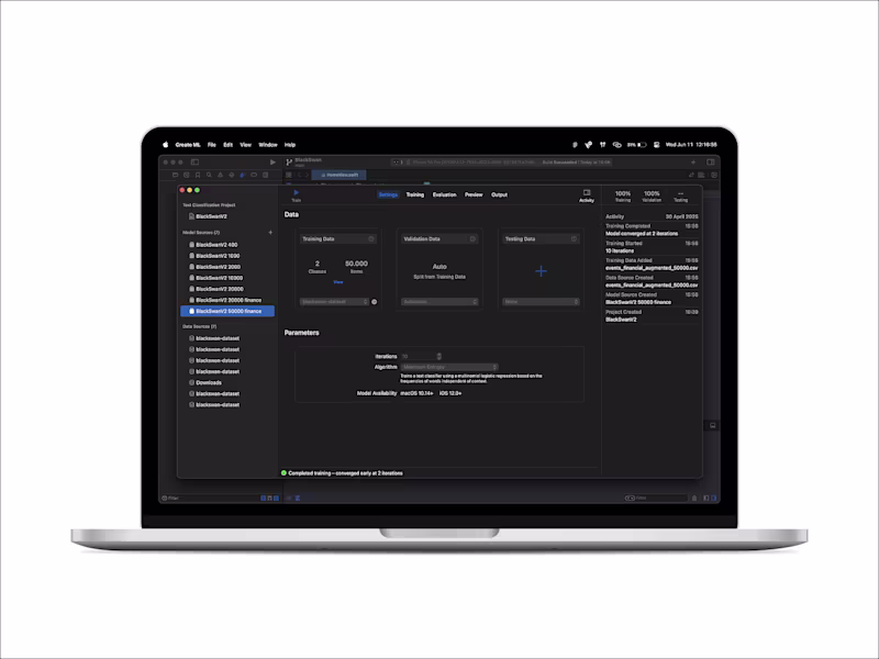 Cover image for iOS App Development with Core ML & On-Device Machine Learning