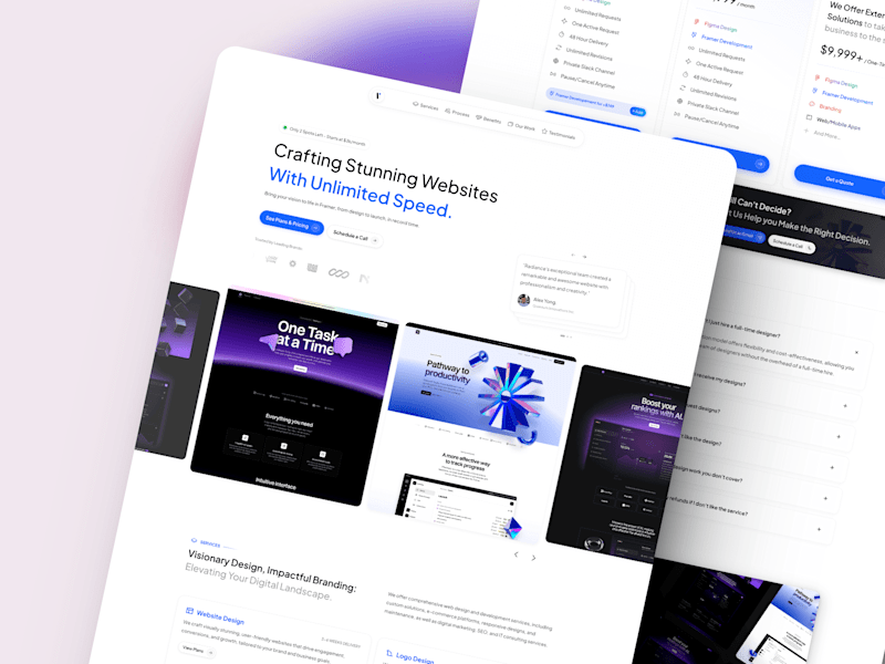 Cover image for Ripple - Subscription Agency Framer Template