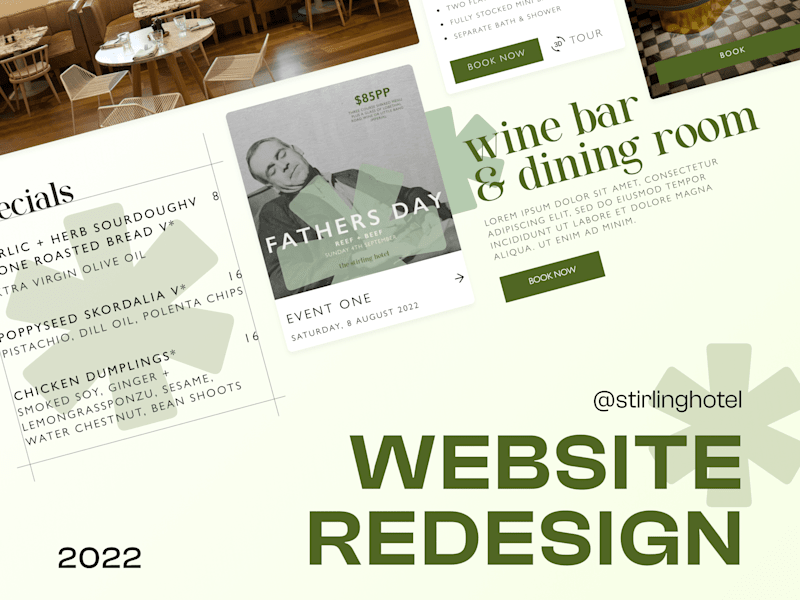 Cover image for Australian Hotel | Website Redesign