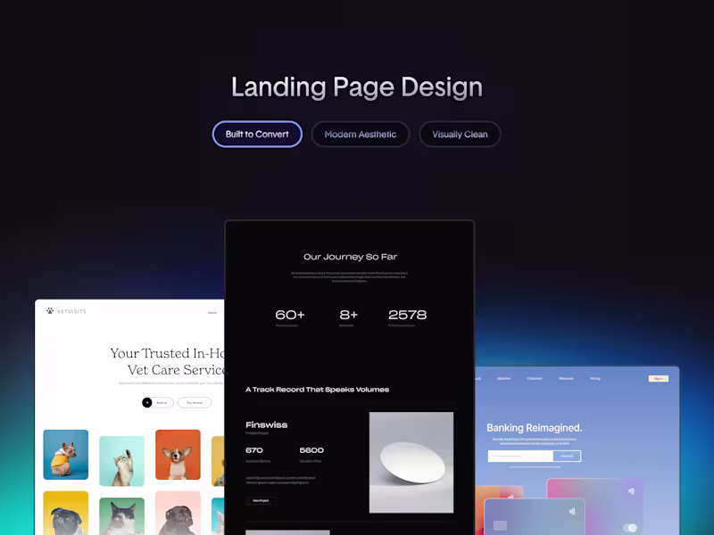 Cover image for 🚀 Minimal & Clean Landing Page Design