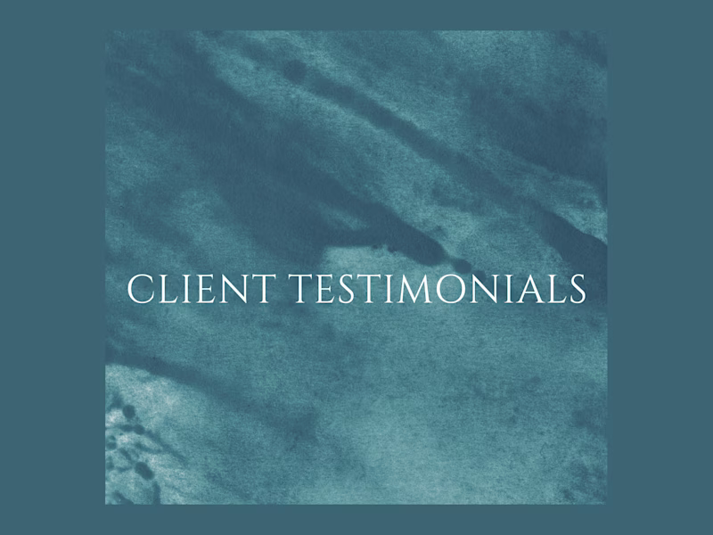Cover image for Client Testimonials