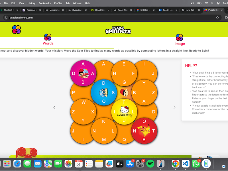 Cover image for Responsive Puzzle Spinner Game with Backend Development