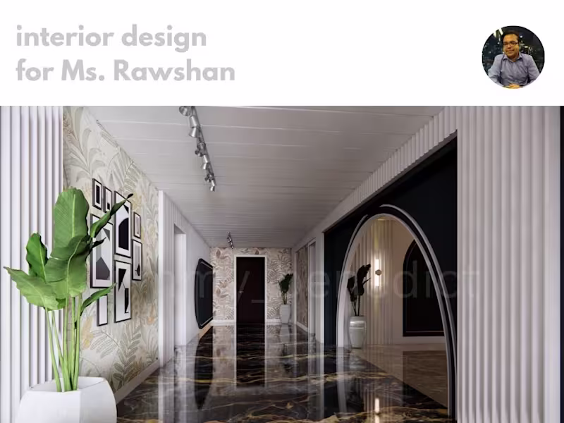 Cover image for Residence interior Design for Ms. Rawshan at Gulshan, Dhaka....