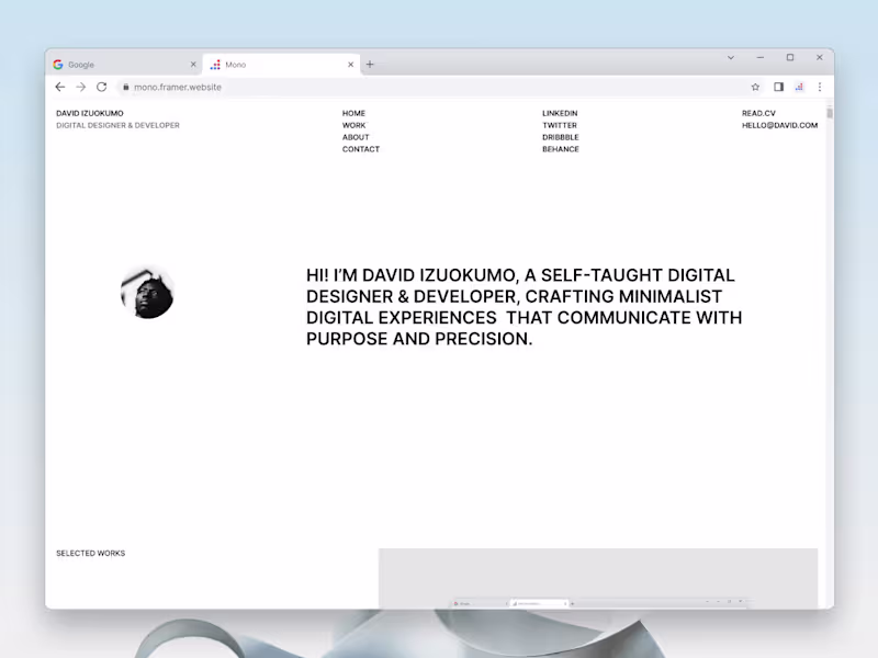 Cover image for PortMono