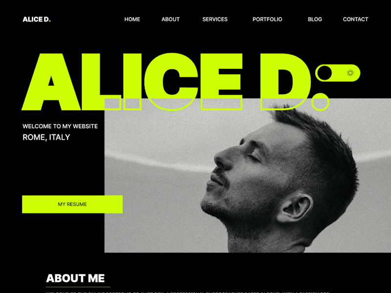 Cover image for Portfolio Website Design In Figma