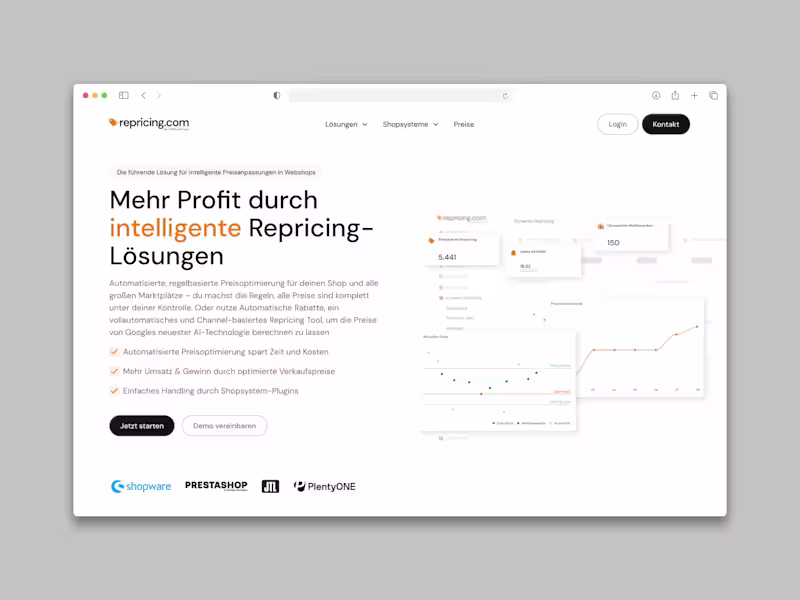 Cover image for repricing.com Website Redesign