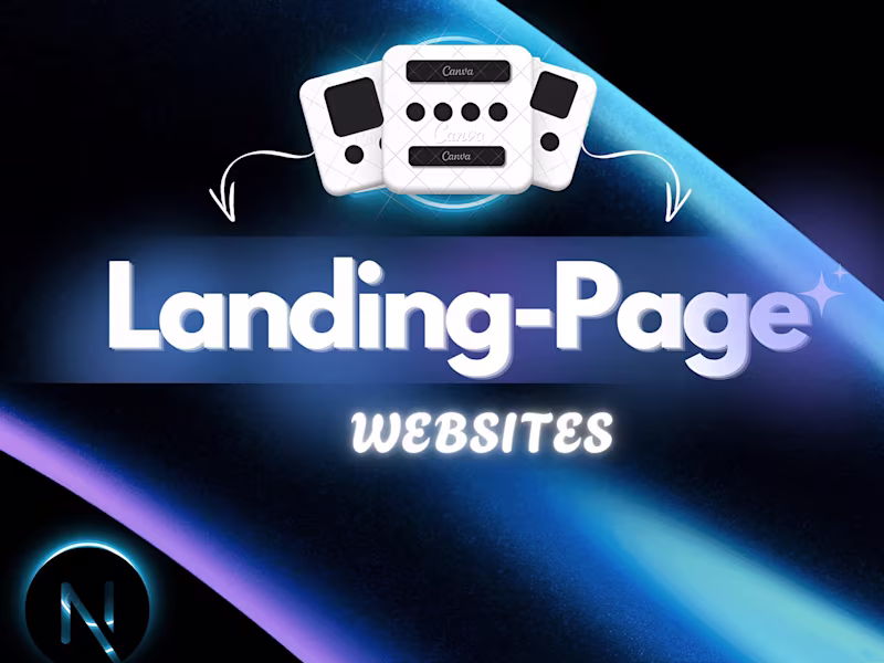 Cover image for Landing Page website with React/Next.js