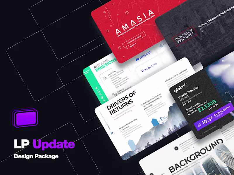 Cover image for Limited Partner Update Design Package