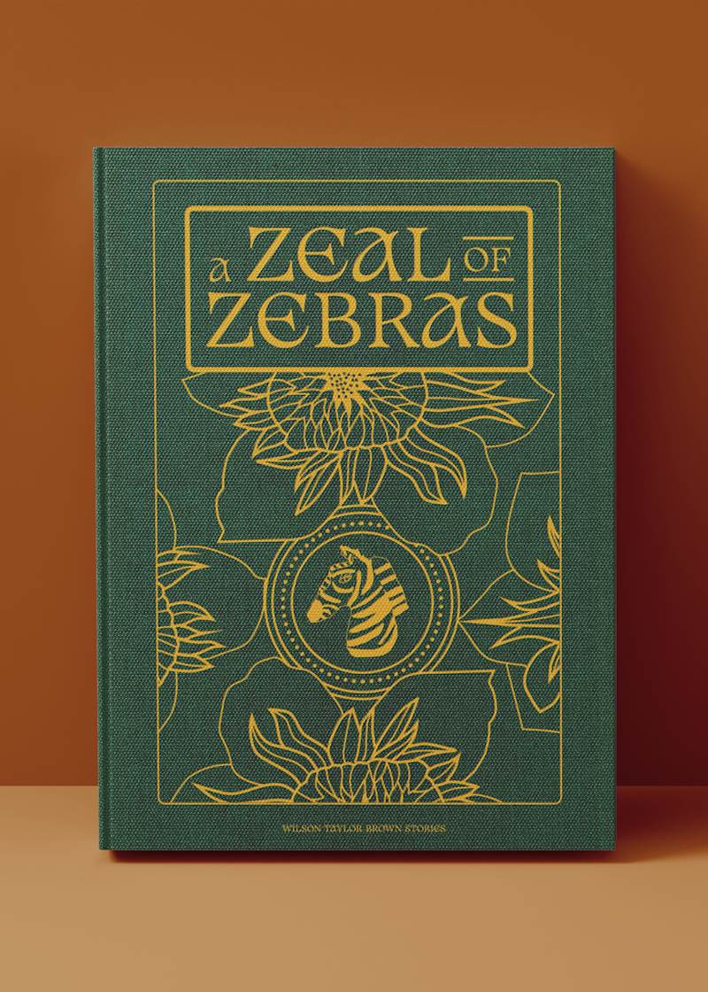 Cover image for A Zeal of Zebras - Custom Travelogue Book Design