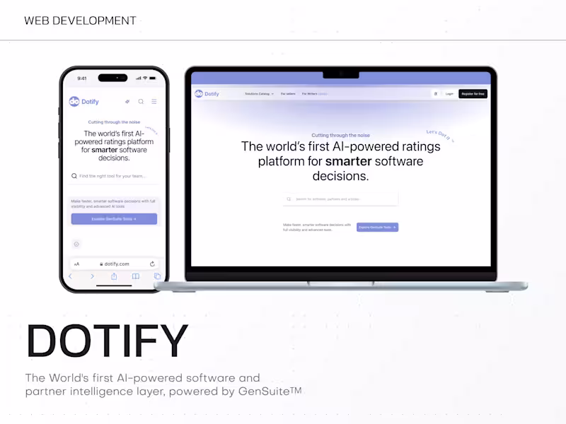 Cover image for Dotify | AI-powered rating platform