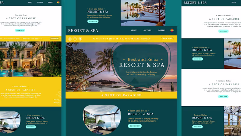 Cover image for Luxury Resort Website | UX/UI Design