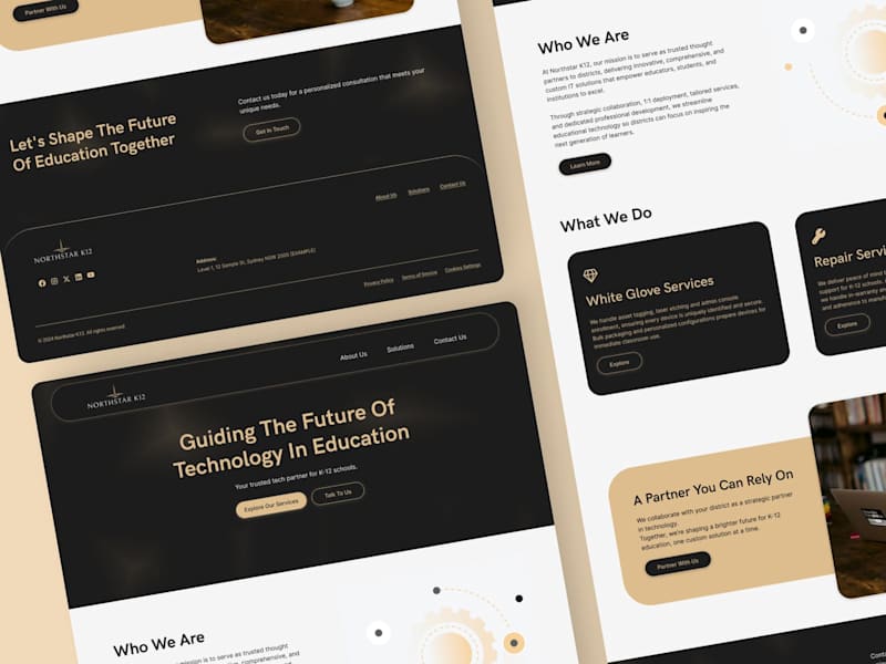 Cover image for Website design for an IT company
