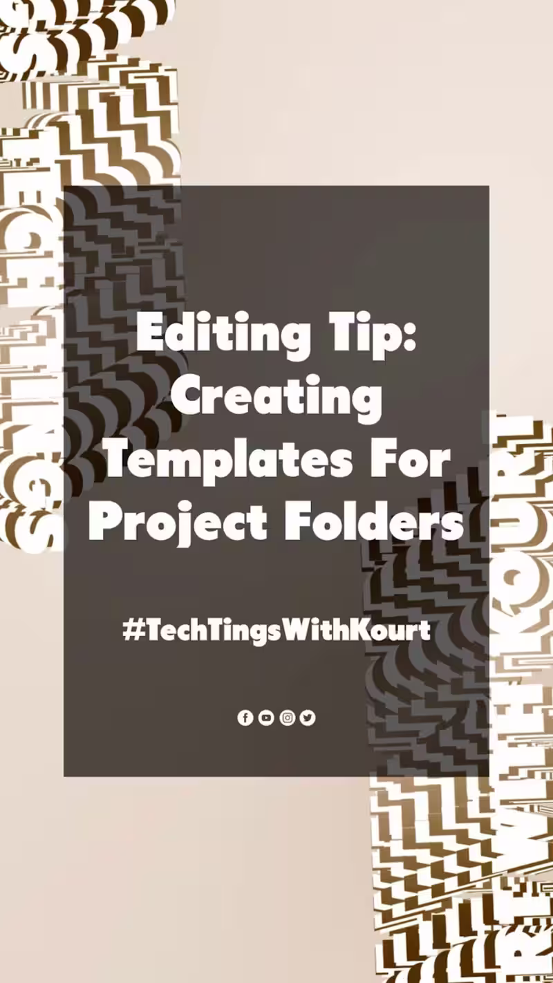 Cover image for 🗂 Project folder templates on Macs and PCs | Productivity Tip
