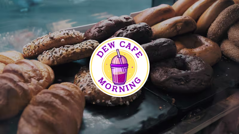 Cover image for Dew Café Morning – Brand Identity