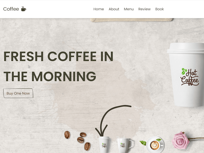 Cover image for Responsive Coffee Shop Website