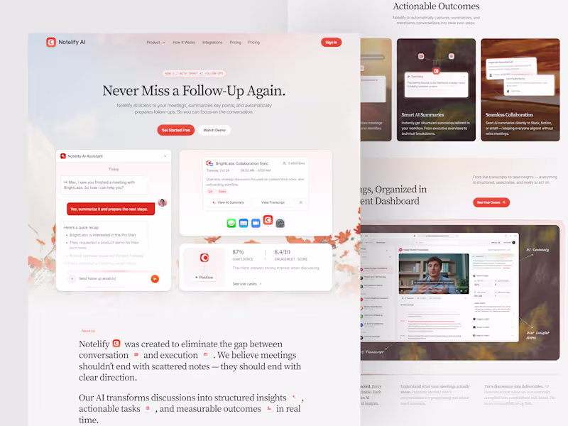 Cover image for A modern AI SaaS landing