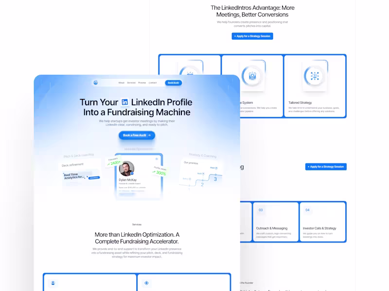 Cover image for Landing Page Design & Development