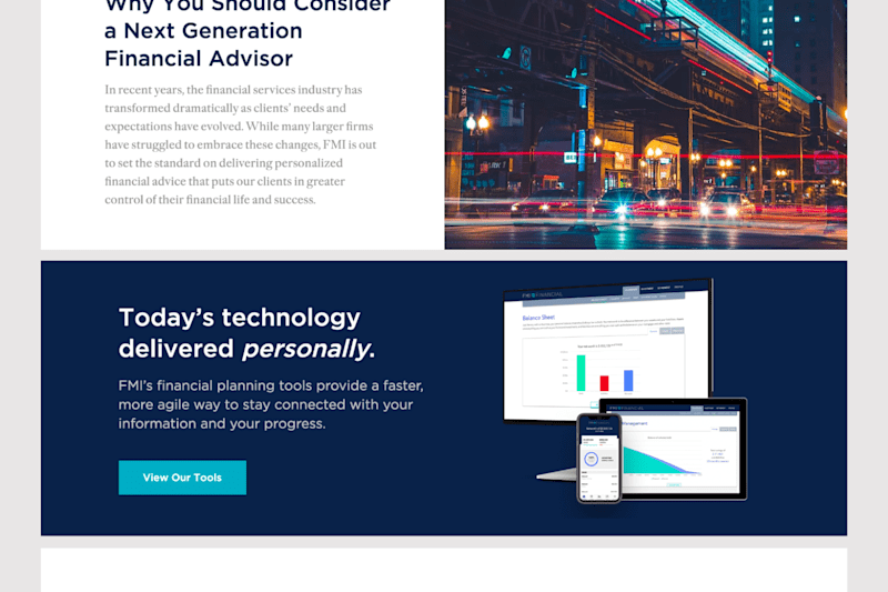 Cover image for FMI Financial - Branding + Website