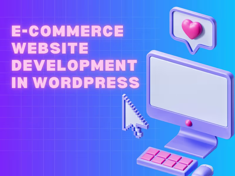 Cover image for Custom E-Commerce Websites with WordPress
