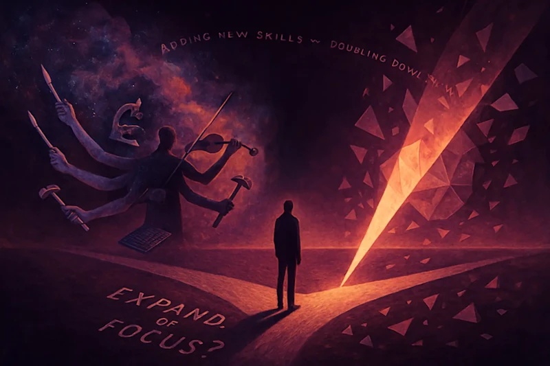 Cover image for Expand or Focus? Adding New Skills vs. Doubling Down on Your Niche