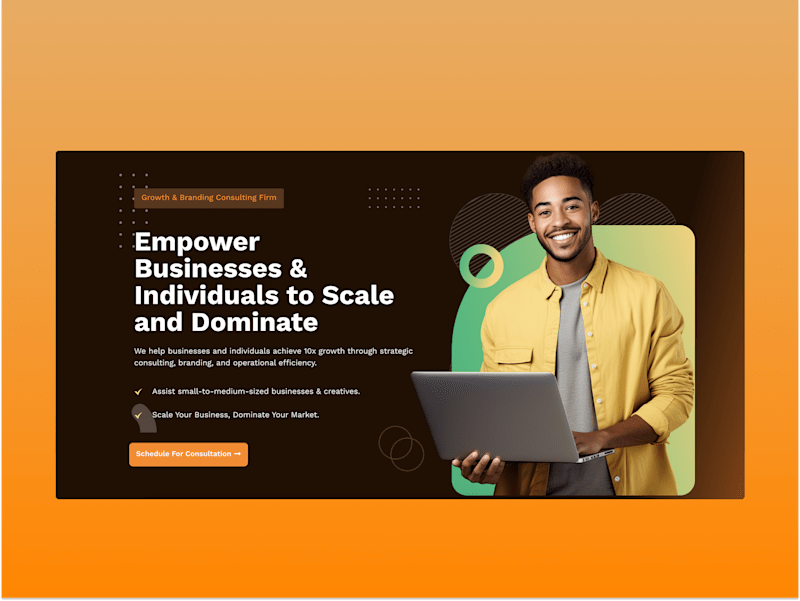 Cover image for Custom WordPress Website for Branding & Growth Consultancy