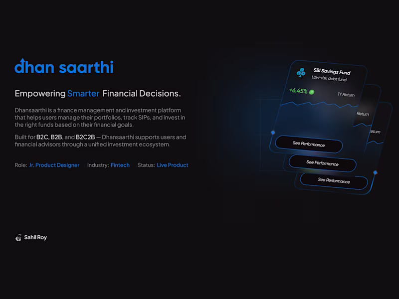 Cover image for Dhansaarthi: The North Star of Wealth - Brand Identity