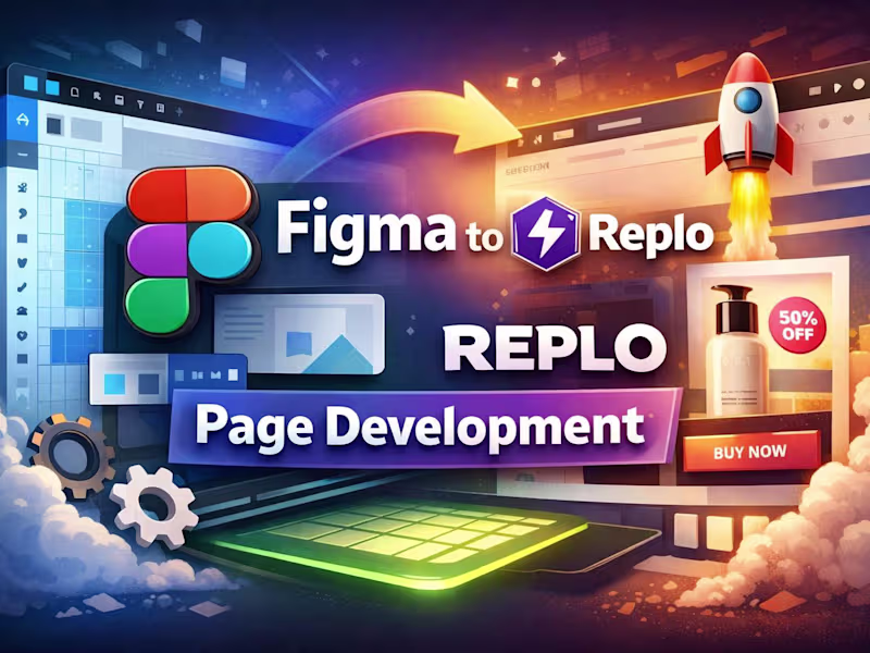 Cover image for Figma to Replo Page Development