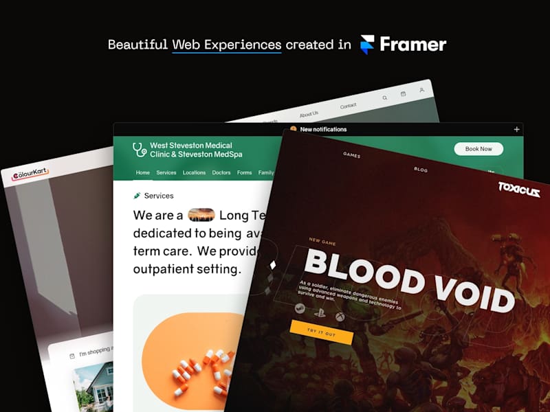 Cover image for Bespoke Responsive Framer Website for Professionals