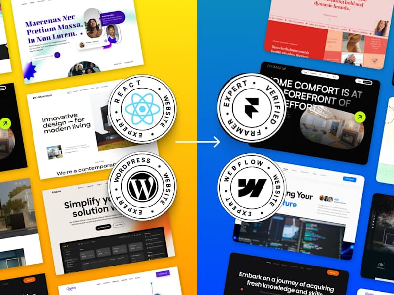 Cover image for Website Migration: From WordPress/React to Framer & Webflow