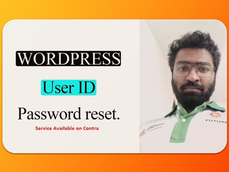 Cover image for I will reset WordPress user ID password from cPanel