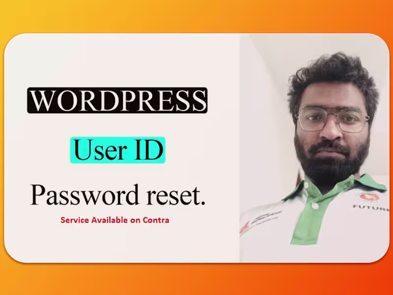 Cover image for I will reset WordPress user ID password from cPanel