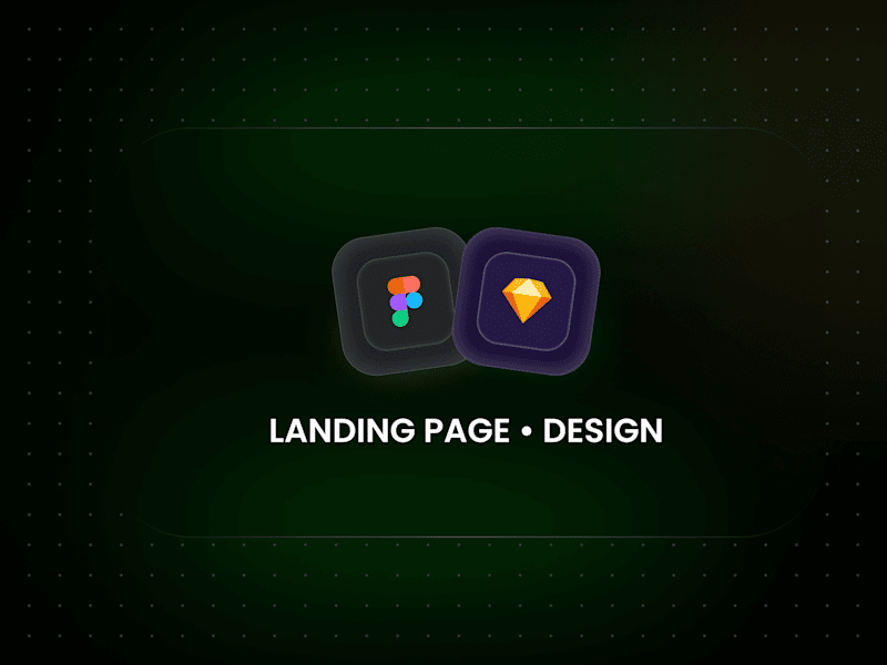 Cover image for Landing Page • Design (2 Versions)