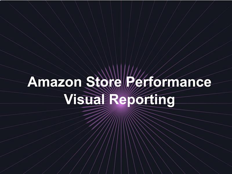 Cover image for Amazon Store Performance Analytics